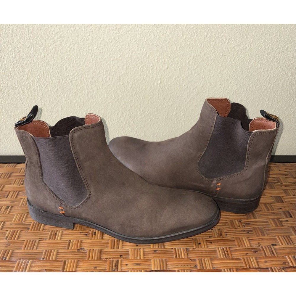 Superdry Chelsea Boot Men 9 Brown Leather Casual Office EVA-MA-BR-M09 Ankle
